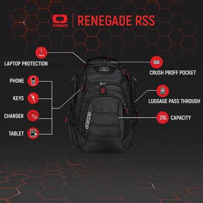 Renegade Backpack (Renegade , Black), Large