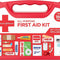 Johnson & Johnson All-Purpose Portable Compact First Aid Kit for Minor Cuts, Scrapes, Sprains & Burns, Ideal for Home, Car, Travel, Camping and Outdoor Emergencies, 160 Pieces